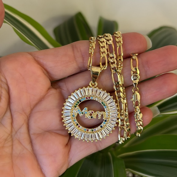 Cadena 14 k Gold Plated de mom - Picture 4 of 4